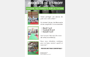 Ramène tes parents sur le tatami