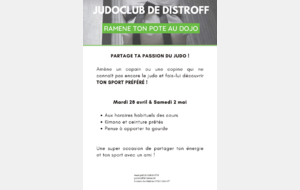 Ramène ton pote au dojo